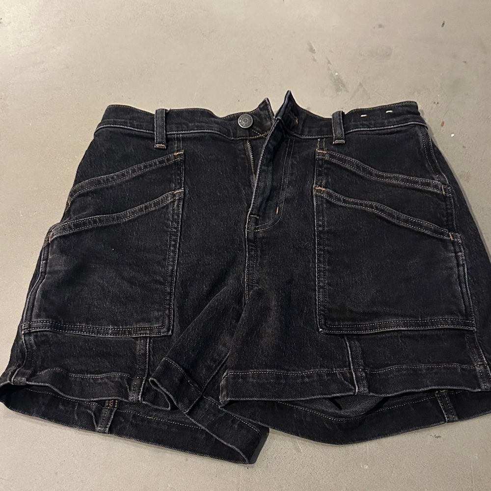 Madewell Charcoal Denim Shorts